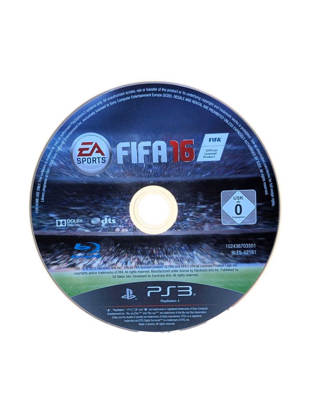Sony Giochi: FIFA 16 PS3 Nur CD – Usato da Domat/Ems venduto da IsseldorsShop
