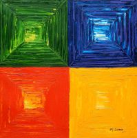 Modern Art - Bauhaus Farbgeometrie