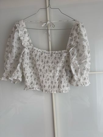 H&M Sommer Bluse mit Blumenmuster, Grösse S, neuwertig!