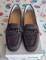 Mocassins BRUNATE en daim brun clair