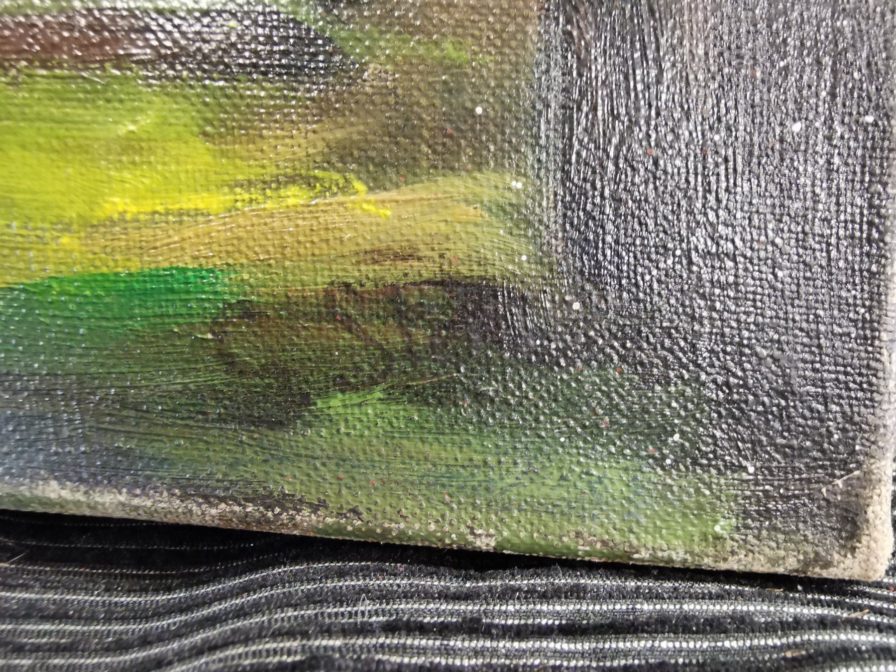 Gemälde: HUILE SUR TOILE SIGNÉE – Gebraucht aus Genève von Qanil77 3