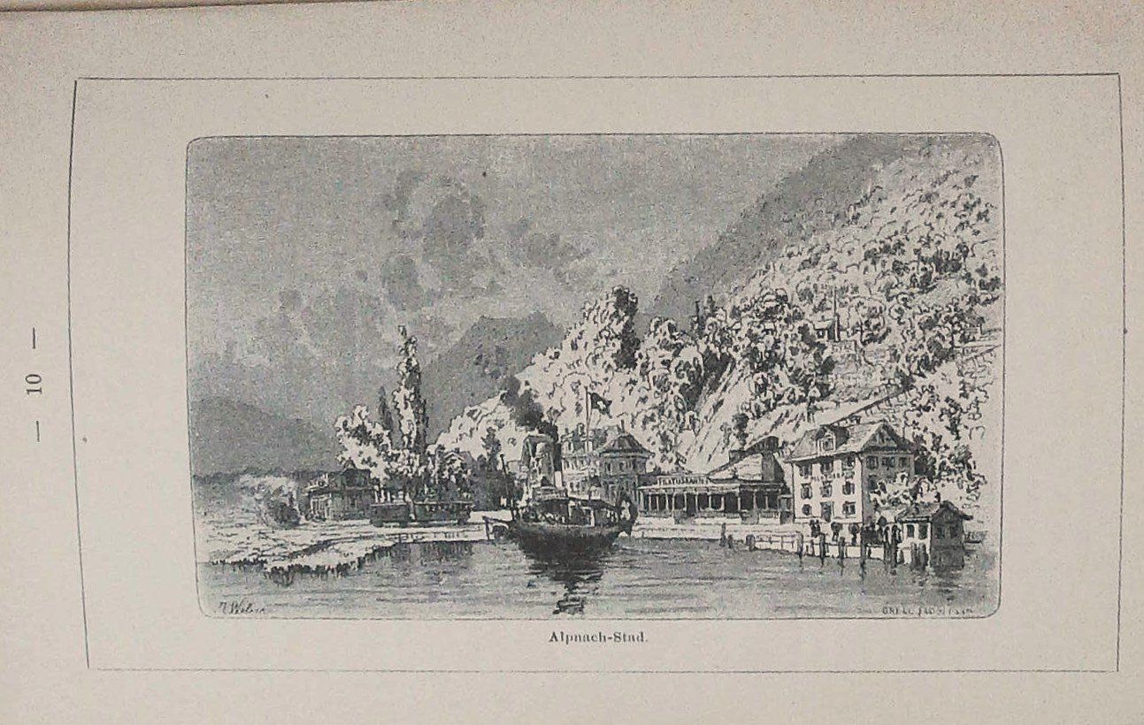 Livres: Pilatus  Wanderbild um 1885 – D'occasion à Rafz par Helvet32 3