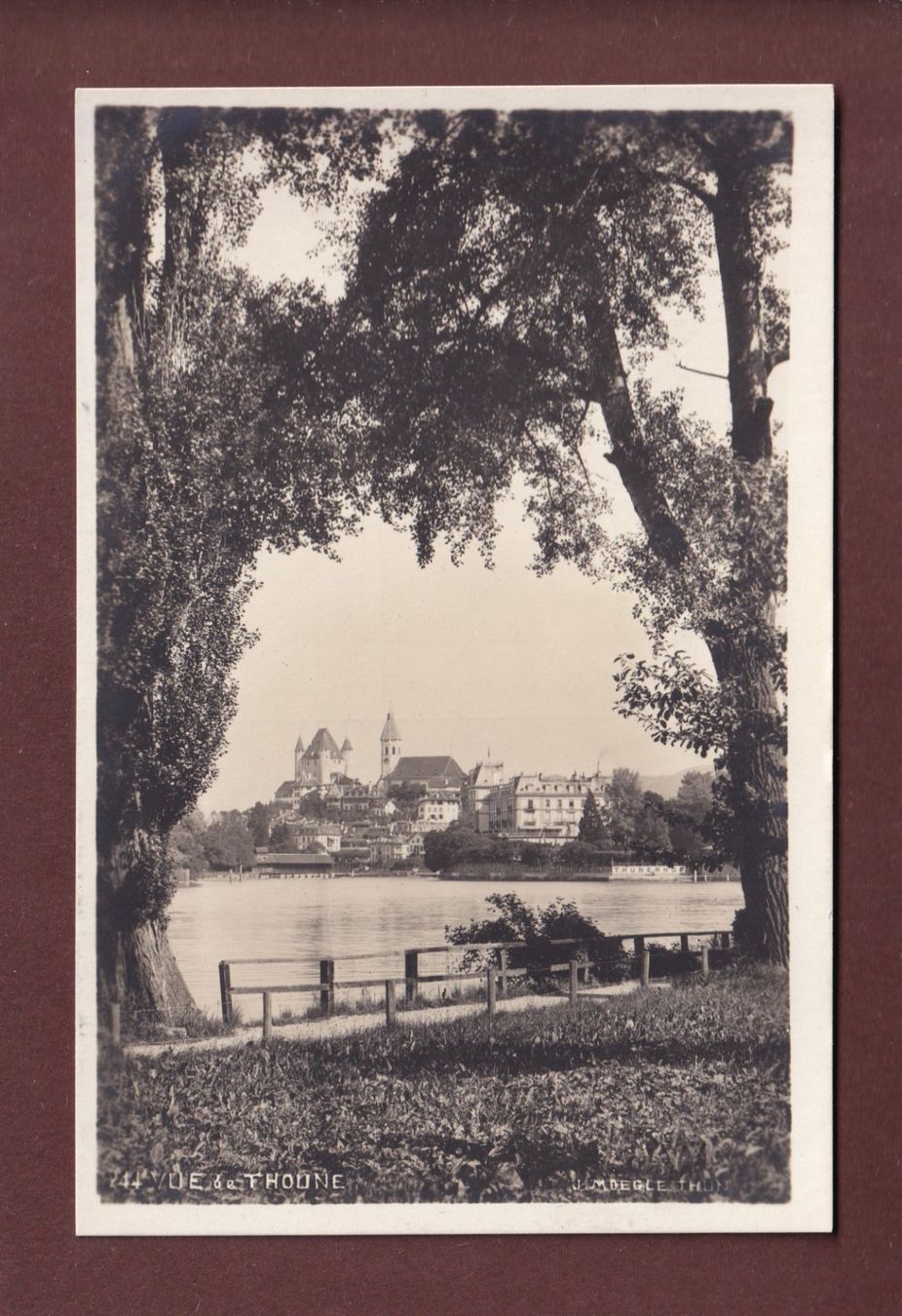 Cartoline postali: THUN / THOUNE – Usato da Pully venduto da nicecards-shop
