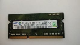 RAM 4GB DDR3 SODIMM Samsung M471B5173BH0 used