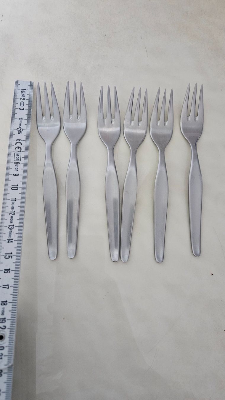 Gabeln: 6 forchettine in acciaio inox – Gebraucht aus Melano von H-Sara 1