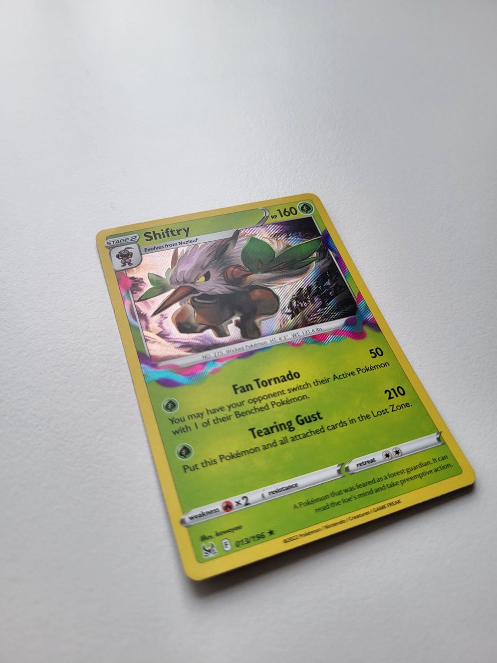 Pokémon Sammelbilder & Trading cards: Shiftry (Lost Origin 013/196) Lost Zone aura – Gebraucht aus Erlenbach ZH von ram_mjn5 1