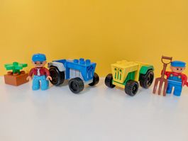 LEGO Duplo 4969 Traktor + gelb- grüner Traktor
