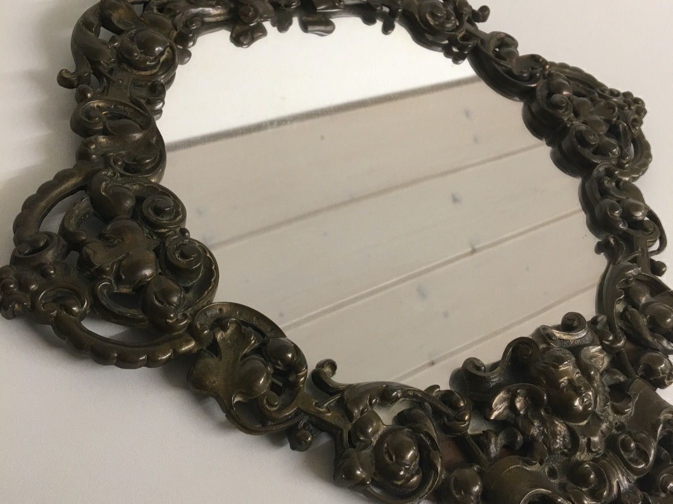 Miroirs: Spiegel Antik Bronze Einzelstück – Neuf (Voir description) à Kaiseraugst par Fingerring 6