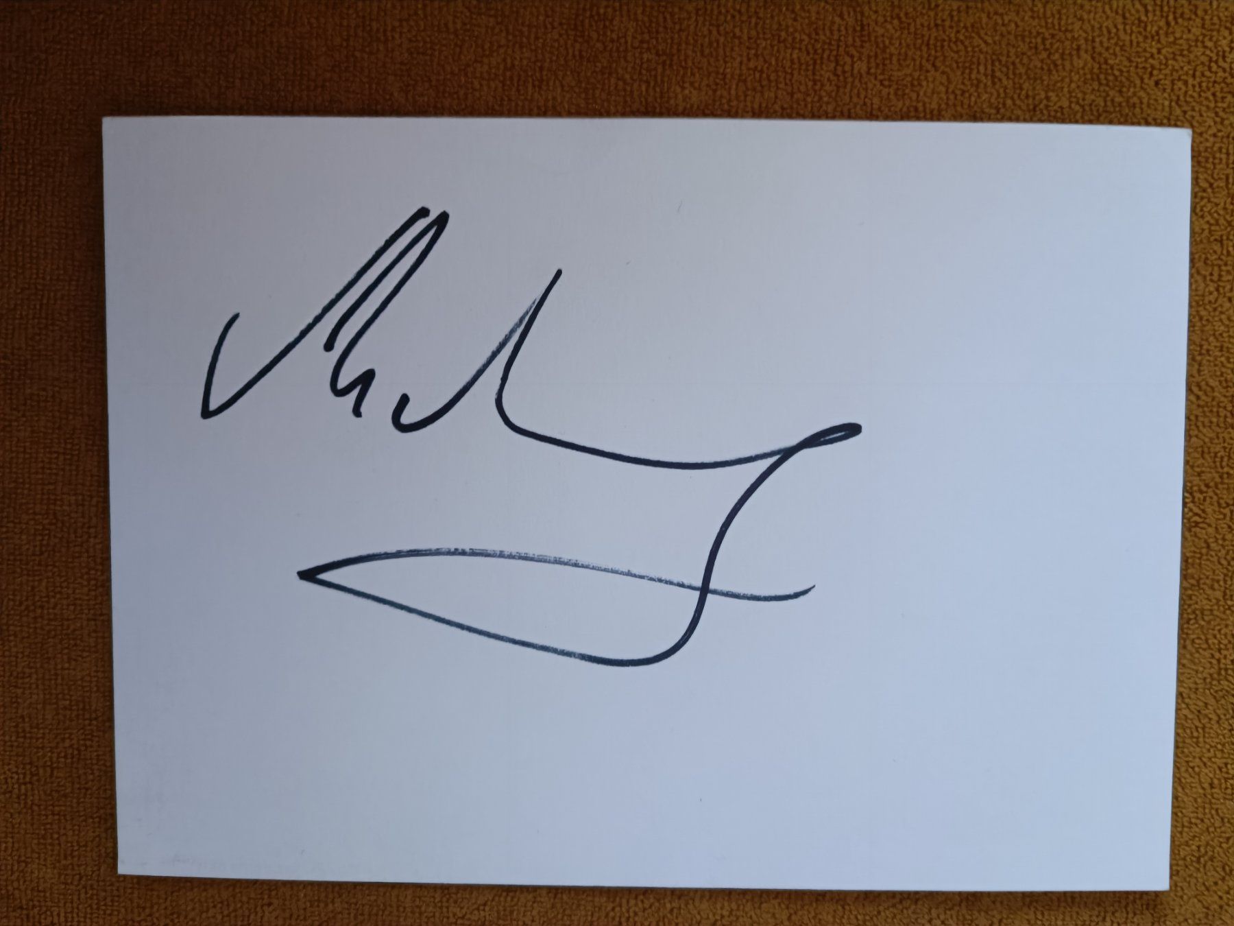 Autografi: Maxim Vengerov - persönlich gesammelt – Usato da Menziken venduto da Artographs