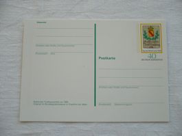 D 1978 1 Postkarte "Bad. Posthausschild" ungebr. MiNr. PSo5