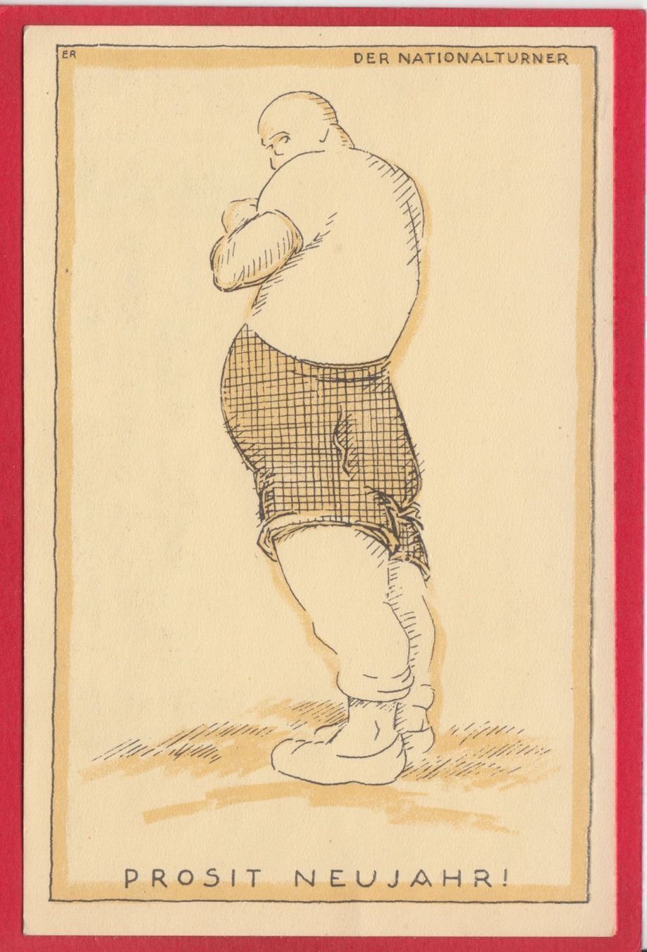 Cartes postales: AK TURNER, TURNEN, NEUJAHR, 2 KARTEN – D'occasion à Grüningen par Kartensammler 1