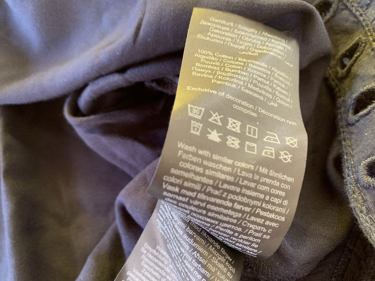 Camicette: Only Bluse, Gr. 38, dunkelblau, Viskose – Usato da Galgenen venduto da Waldliesel 3