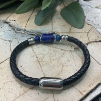 Armreif mit Magnetverschluss und LapisLazuli