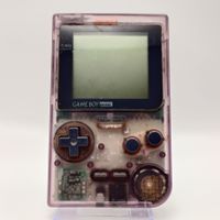 AB CHF 1.-Nintendo Game Boy Pocket Transparent Violett