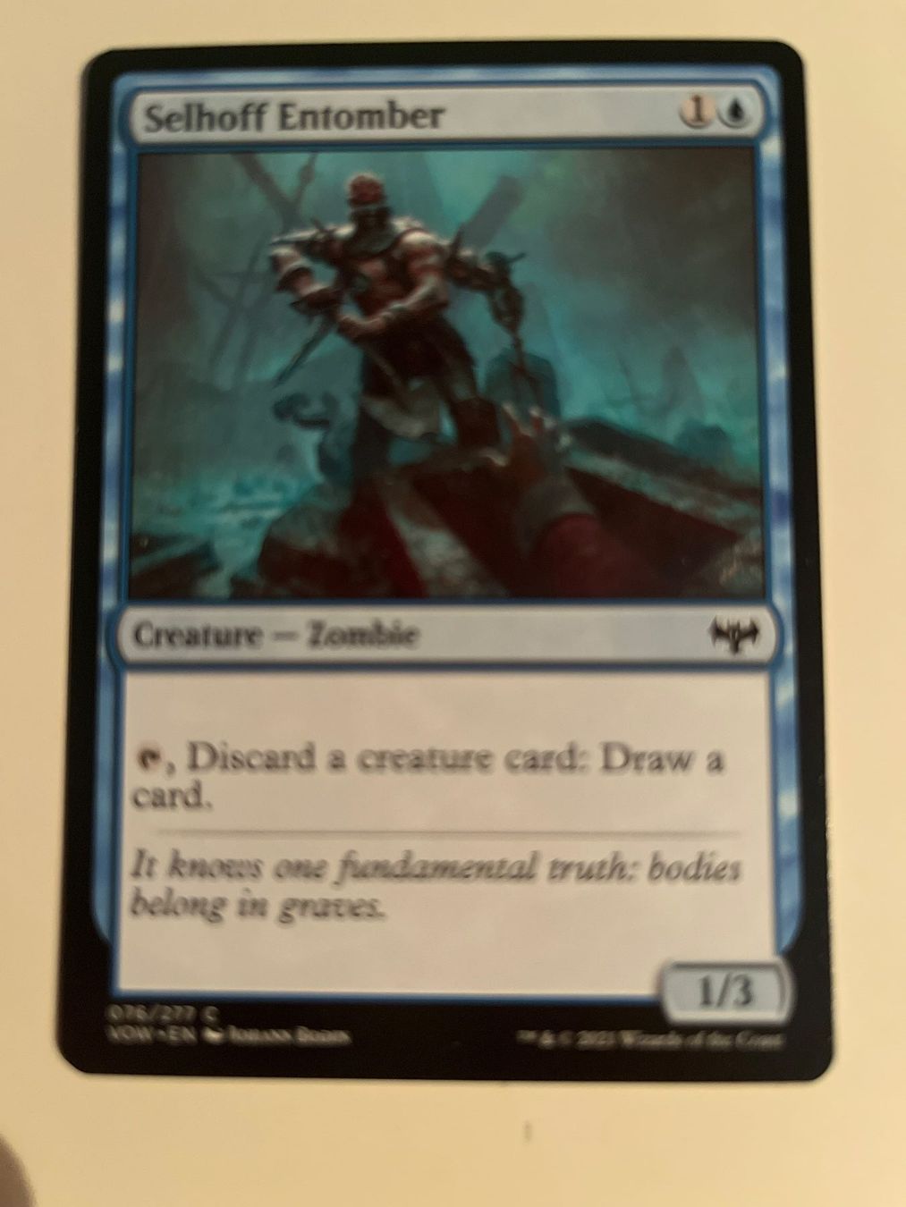 Magic The Gathering Carte collezionabili: 1 x Selhoff Entomber - Magic: The Gathering - MtG – Usato da Kriens venduto da Shadi1980