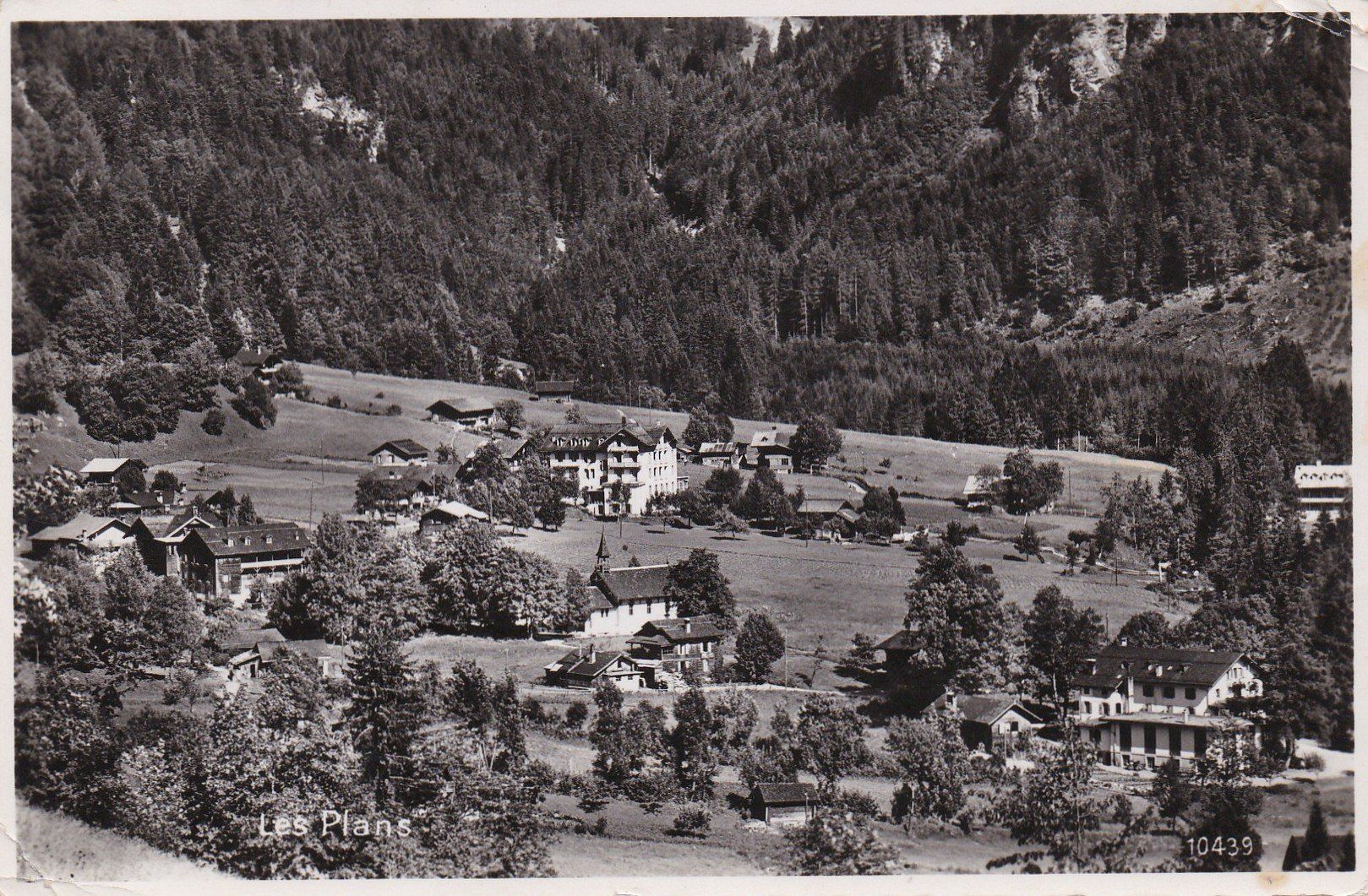 Cartoline postali: AK - Les Plans - gel. 19.8.1947 – Usato da Fribourg venduto da schnalla92