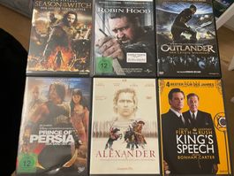 6 x DVD Historien-Blockbuster für spannende Unterhaltung!
