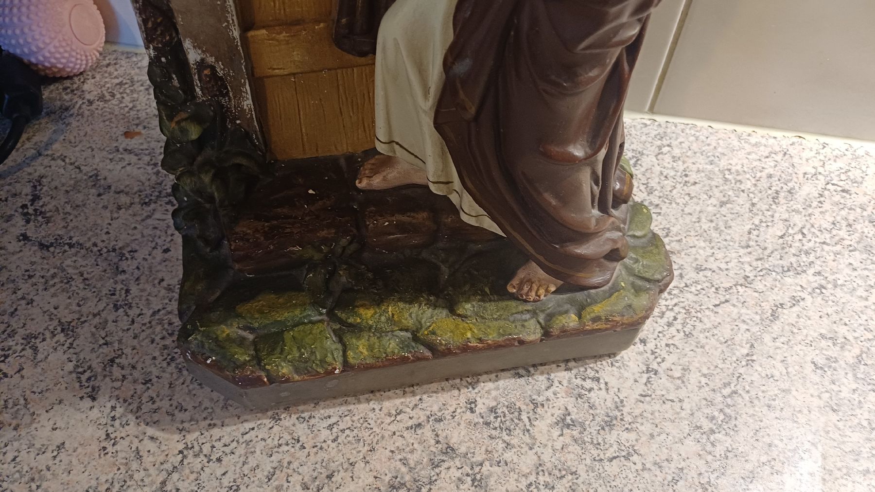 Statuette: Antike Jesus Figur mit Schaf – Usato da Flawil venduto da Naphtali 3