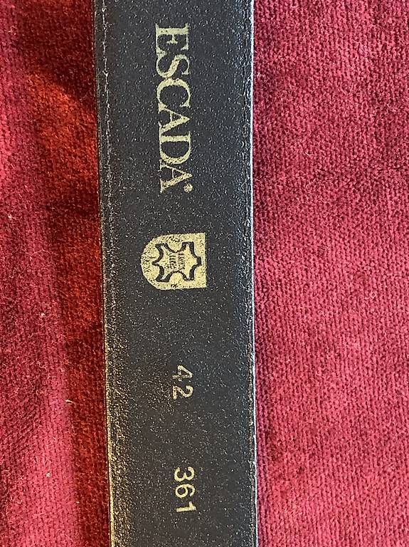 Cinture: Original Escada, Ledergürtel mit Nieten – Usato da Zürich venduto da Rotgruen 1