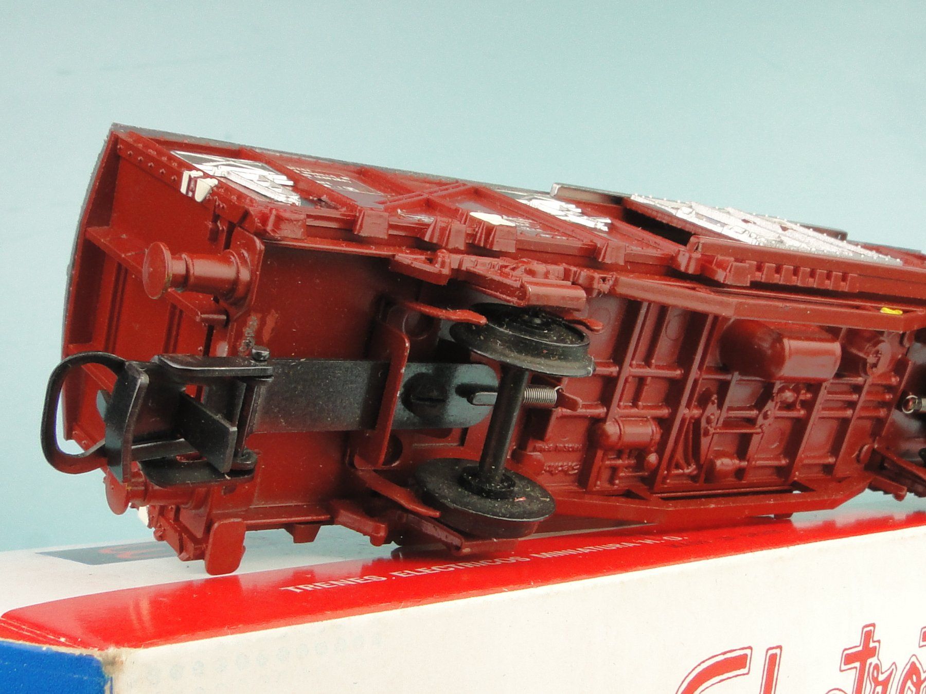 Modellini di ferrovie: Electrotren 1450 H0 Transfesa Güterwagen – Usato da Bülach venduto da cann11 3