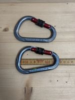 Karabiner Schraubverschluss 2Stk. guter Zustand