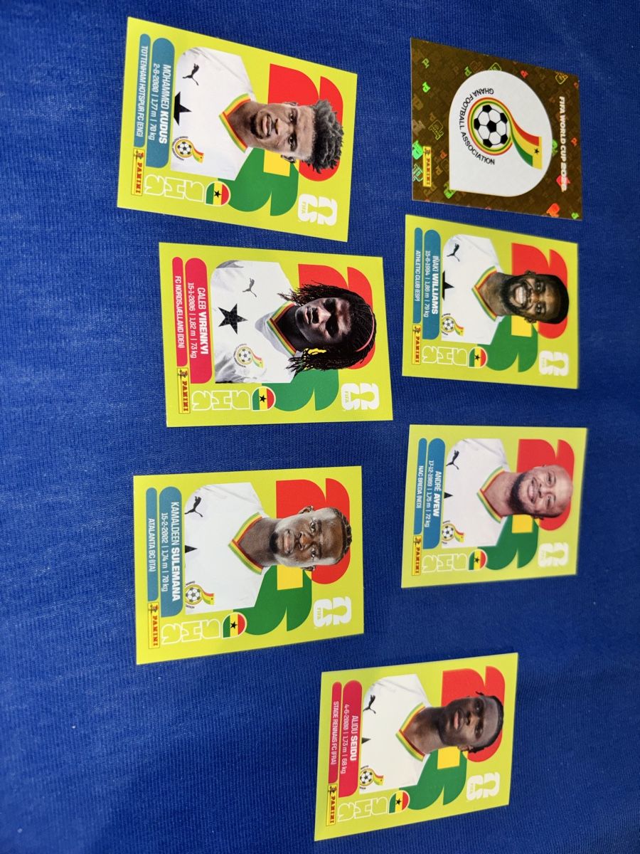 Panini Sammelbilder & Trading cards: Ghana 7x panini – Neu (gemäss Beschreibung) aus Olten von Melxnie_46