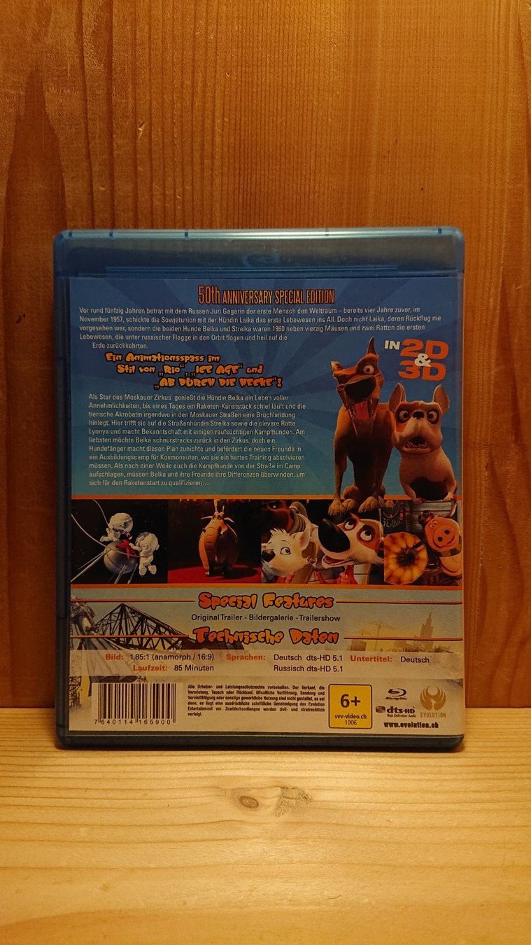 Tutti i DVDs: BELKA & SPRELKA in 3D Blu-Ray – Usato da Wilderswil venduto da Exebub 1
