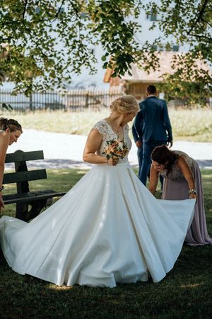 Wunderschönes Brautkleid, Grösse 42, Einmal getragen!