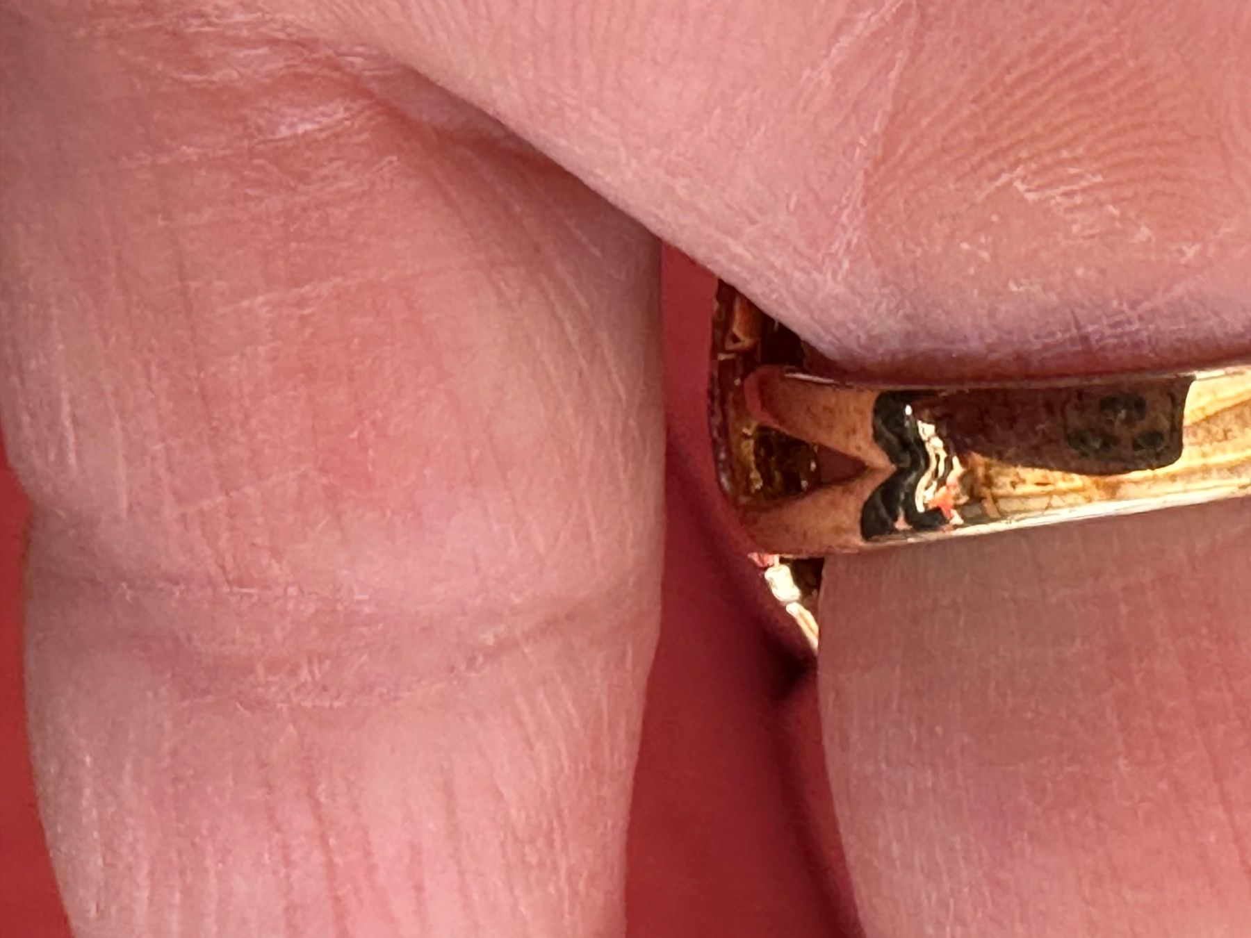 Anelli: Grosser Halbedelstein Ring Silber vergoldete – Usato da Herbriggen venduto da Sehrazade 5