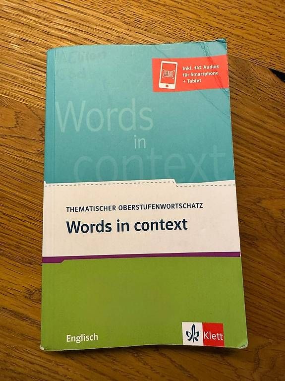Libri: Words in Context: Thematischer Oberstufenwortschatz – Usato da Fehraltorf venduto da eli_x28b