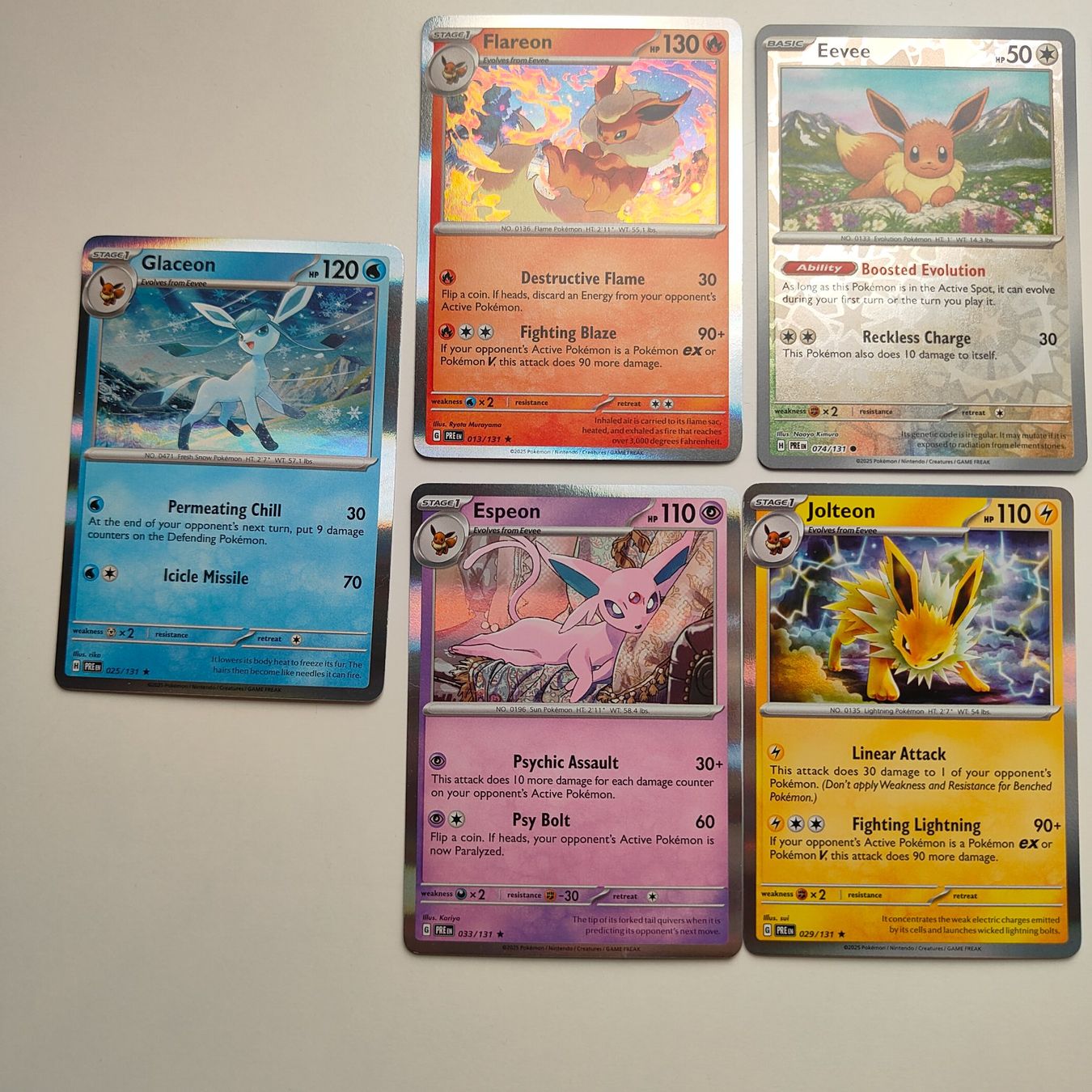 Pokémon Cartes à collectionner: Pokemon Eevee Holo Set Bundle Evolutions Prismatic Umbreon – D'occasion à Thalwil par FigurenFreunde 1