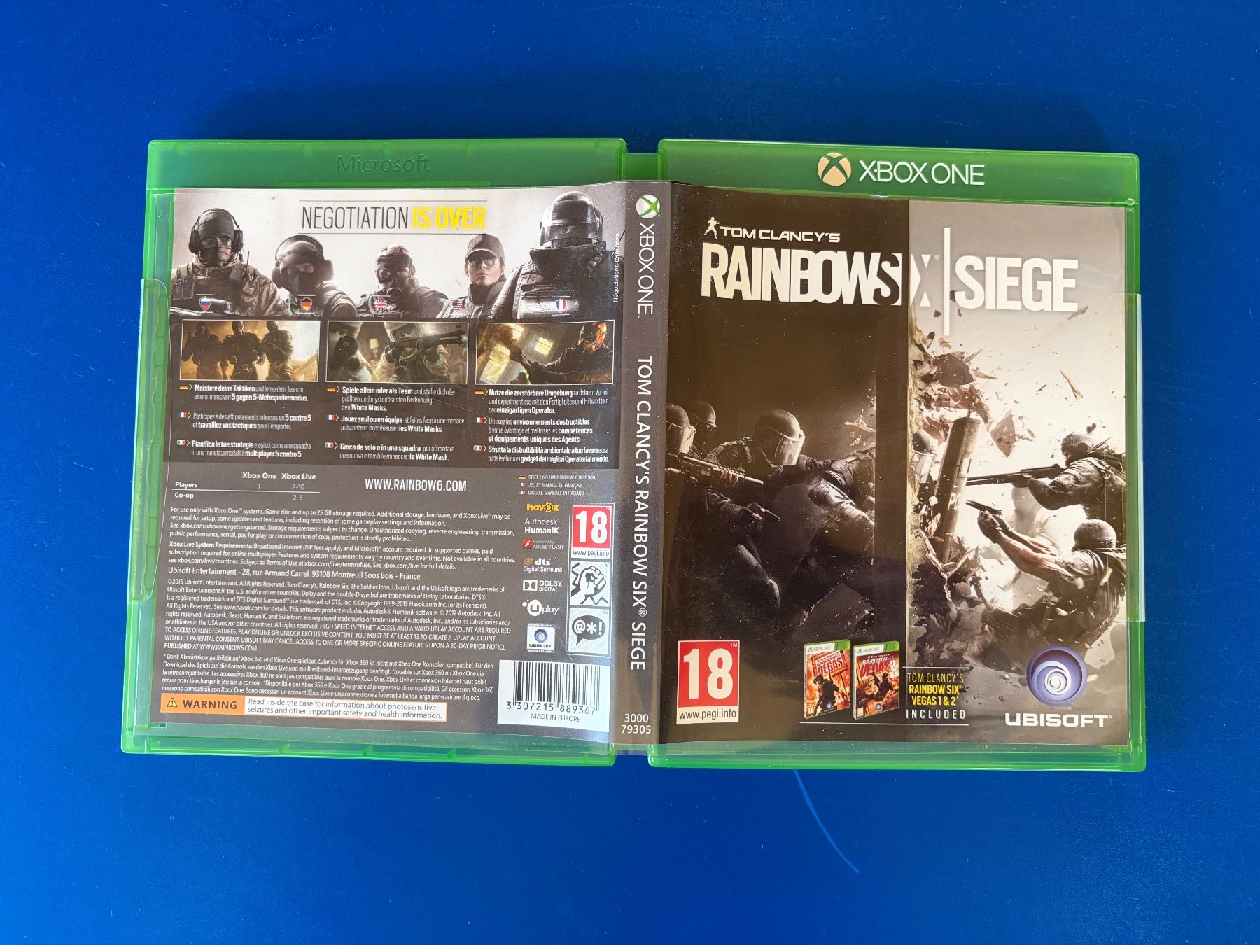 Microsoft Giochi: XBOX ONE Tom Clancy's Rainbow Six Siege – Usato da Chur venduto da irog2021