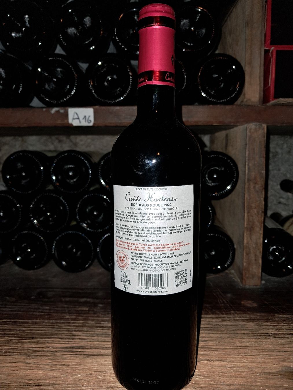 Vins: Cuvée hortense bordeaux 2022 – Neuf avec emballage d'origine à Le locle par juliensaran 2