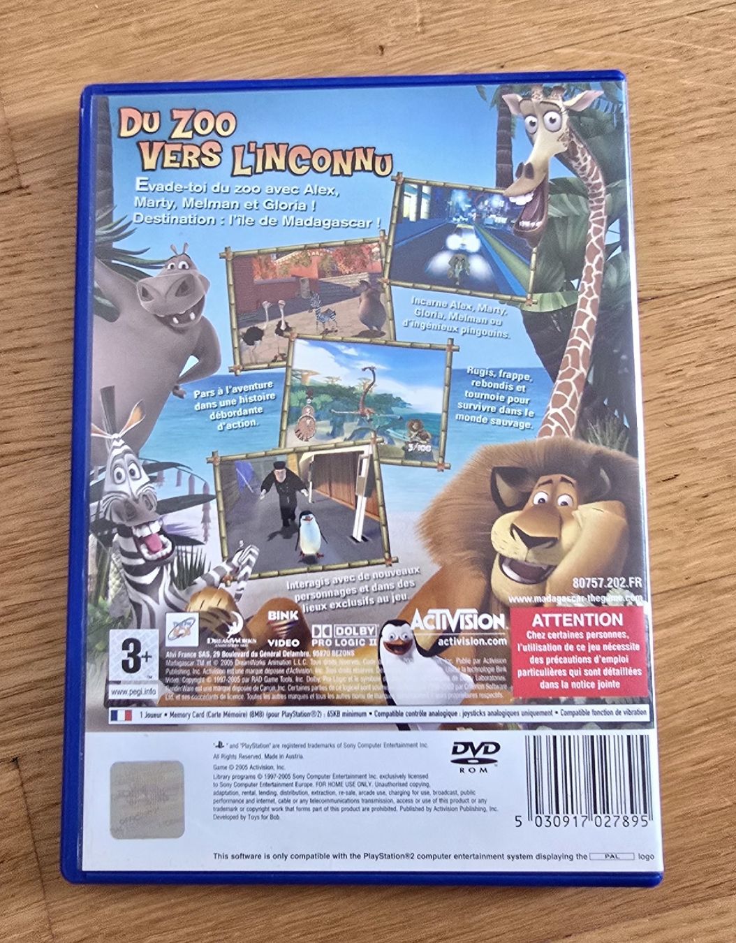 Sony Jeux: Madagascar Playstation 2 Jeu PAL Zone 2 – D'occasion à Genève par MariaS2 3