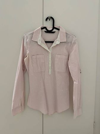 Camicia rosa con ancore - ZARA