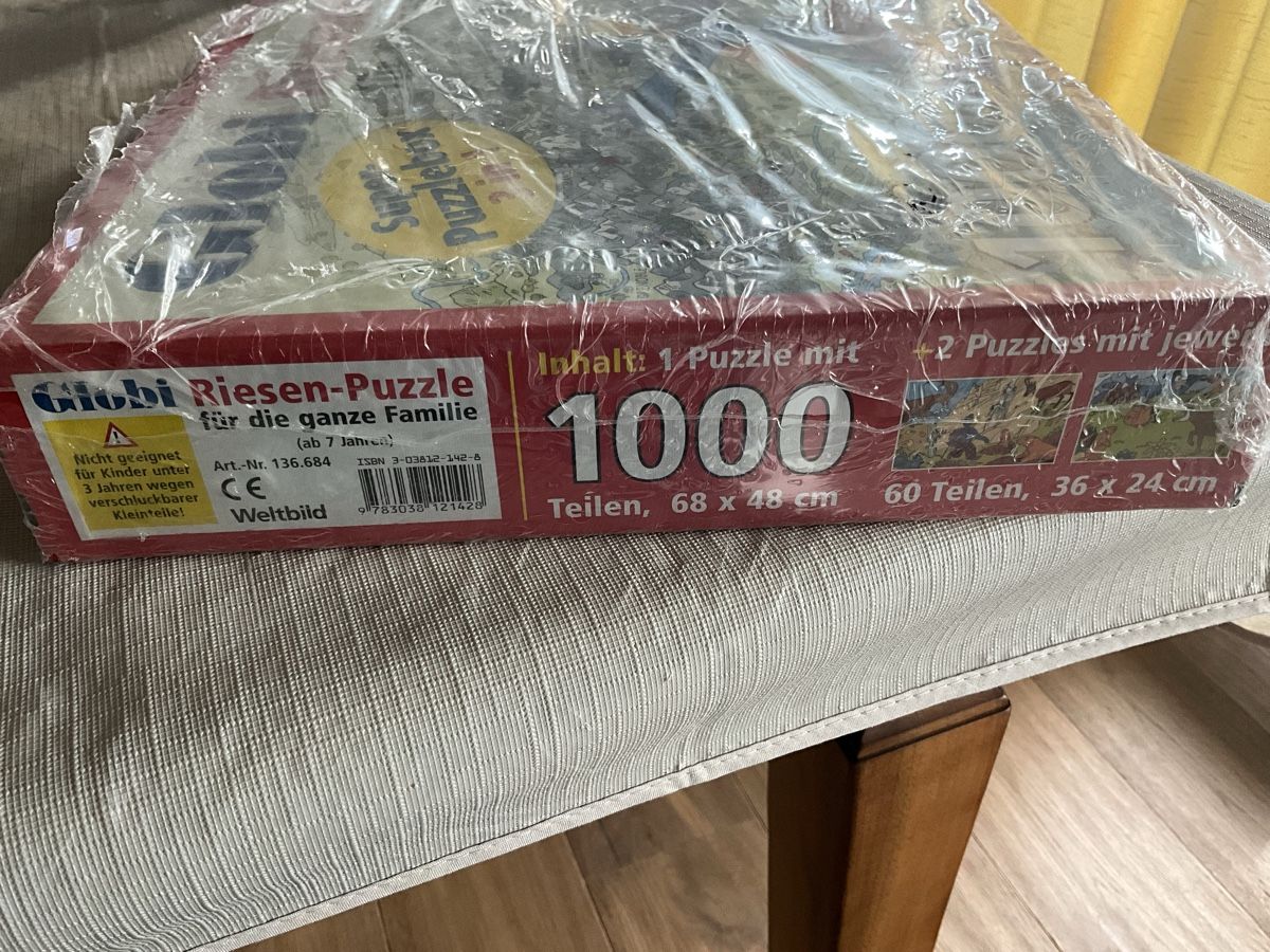 Puzzle: Globi Riesenpuzzle Box 3 in 1 – Nuovo e nell'imballaggio originale da Oberhof venduto da Hibrzel 1