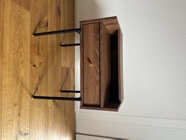 RÅDMANSÖ Ablagetisch, braun Nussbaumnachbildung, 54x38x58 cm