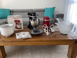 KitchenAid Classic + Glacéaufsatz + viel mehr...