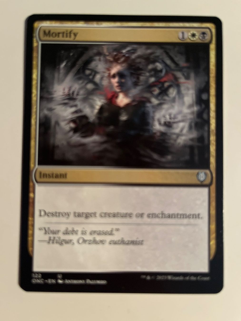 Magic The Gathering Carte collezionabili: 1 x Mortify - Magic: The Gathering - MtG – Usato da Kriens venduto da Shadi1980