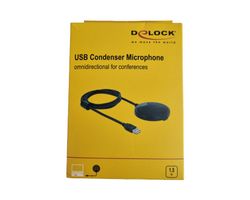 DELOCK USB Kondensator Omnidirektional Mikrofon
