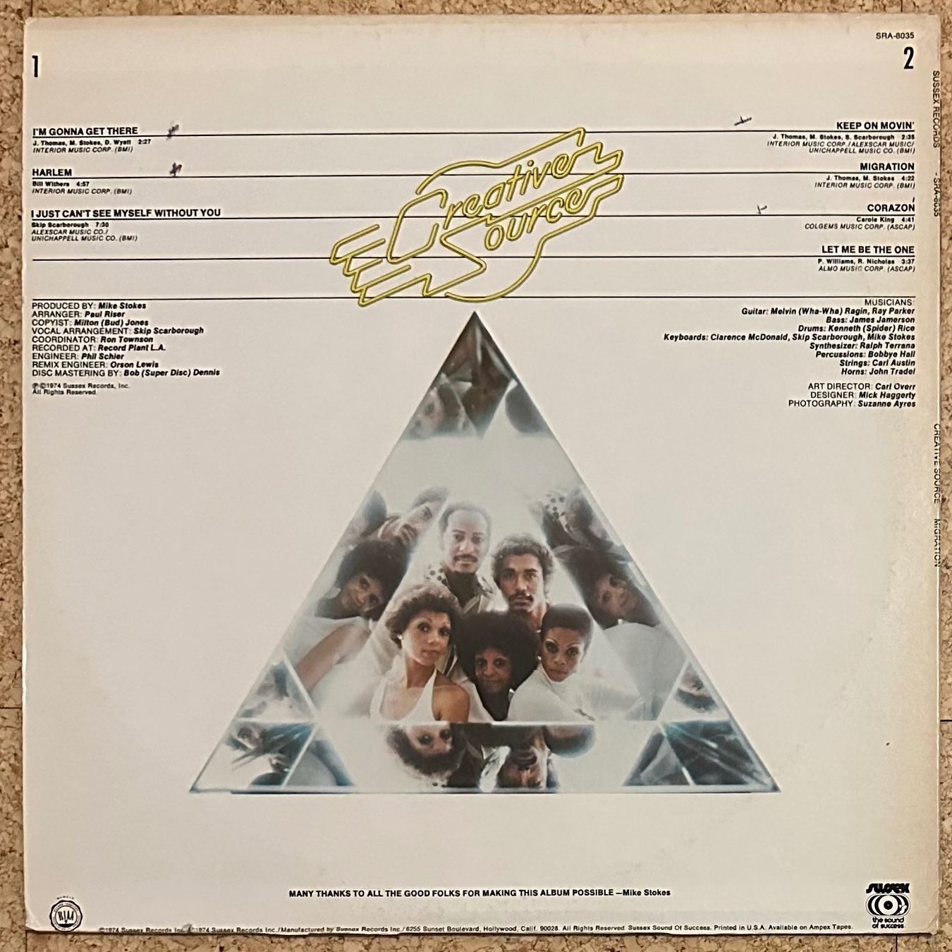 Vinyles: LP - Creative Source - Migration – D'occasion à Breganzona par Onairda75 1