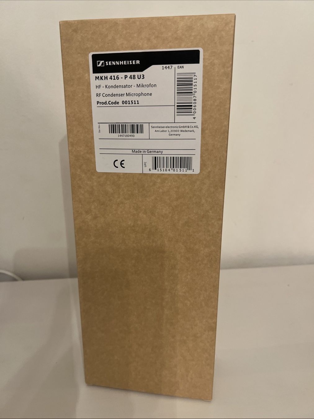 Sennheiser Microfoni: Sennheiser MKH 416 P48 Richtrohrmikrofon – Usato da Zug venduto da pully5 5