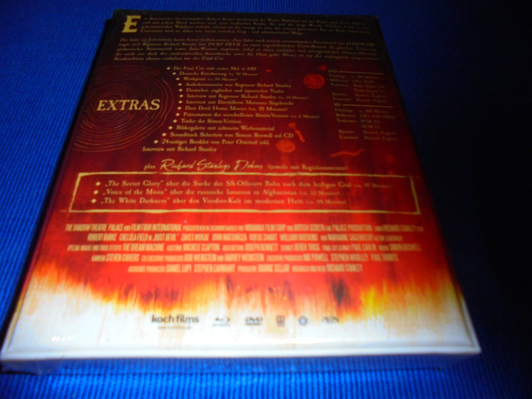 Alle DVDs: BOX mit Booklet ectr. DUST DEVIL/ MEGA Zubehör, CD ectr !RAR – Neu und originalverpackt aus Wattenwil von Firebird1 5
