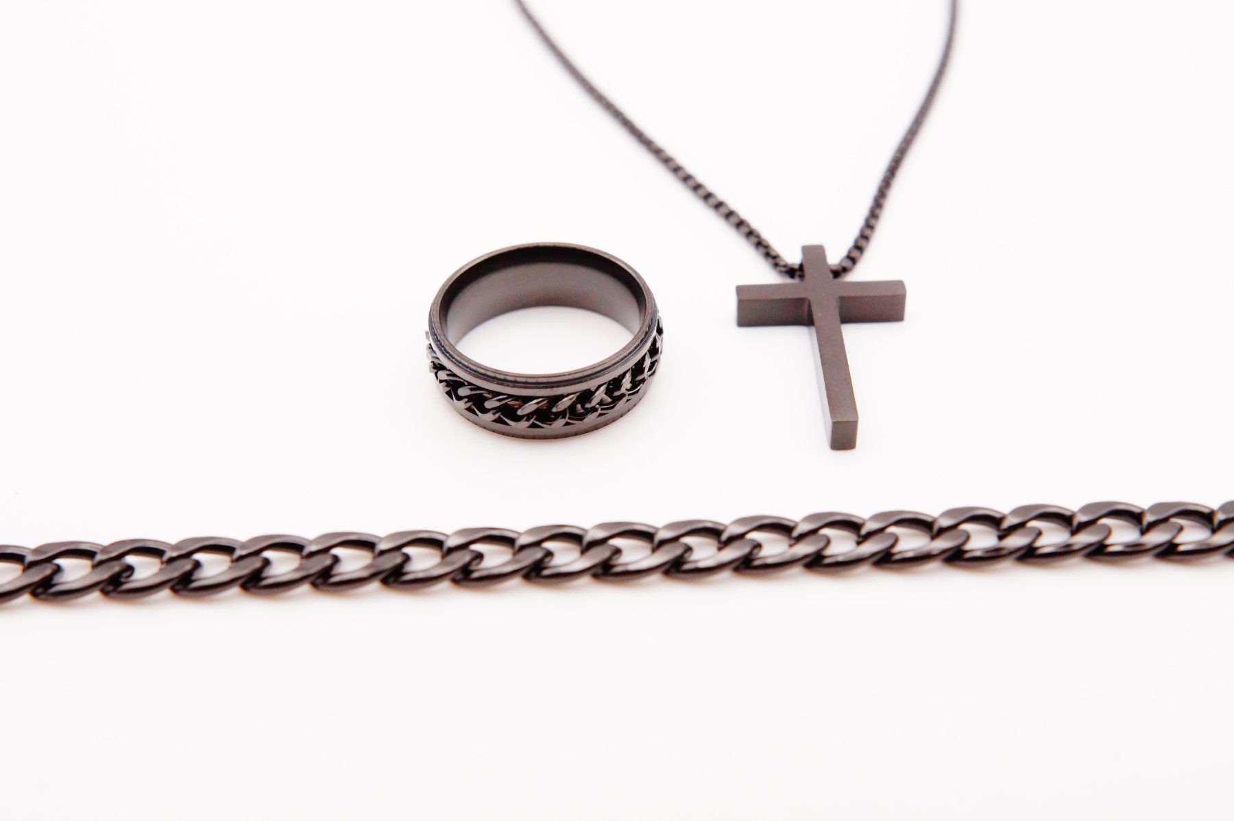 Altri gioielli: Schmuck - Set - Schwarz – Nuovo e nell'imballaggio originale da Balgach venduto da BlackHawkJFR
