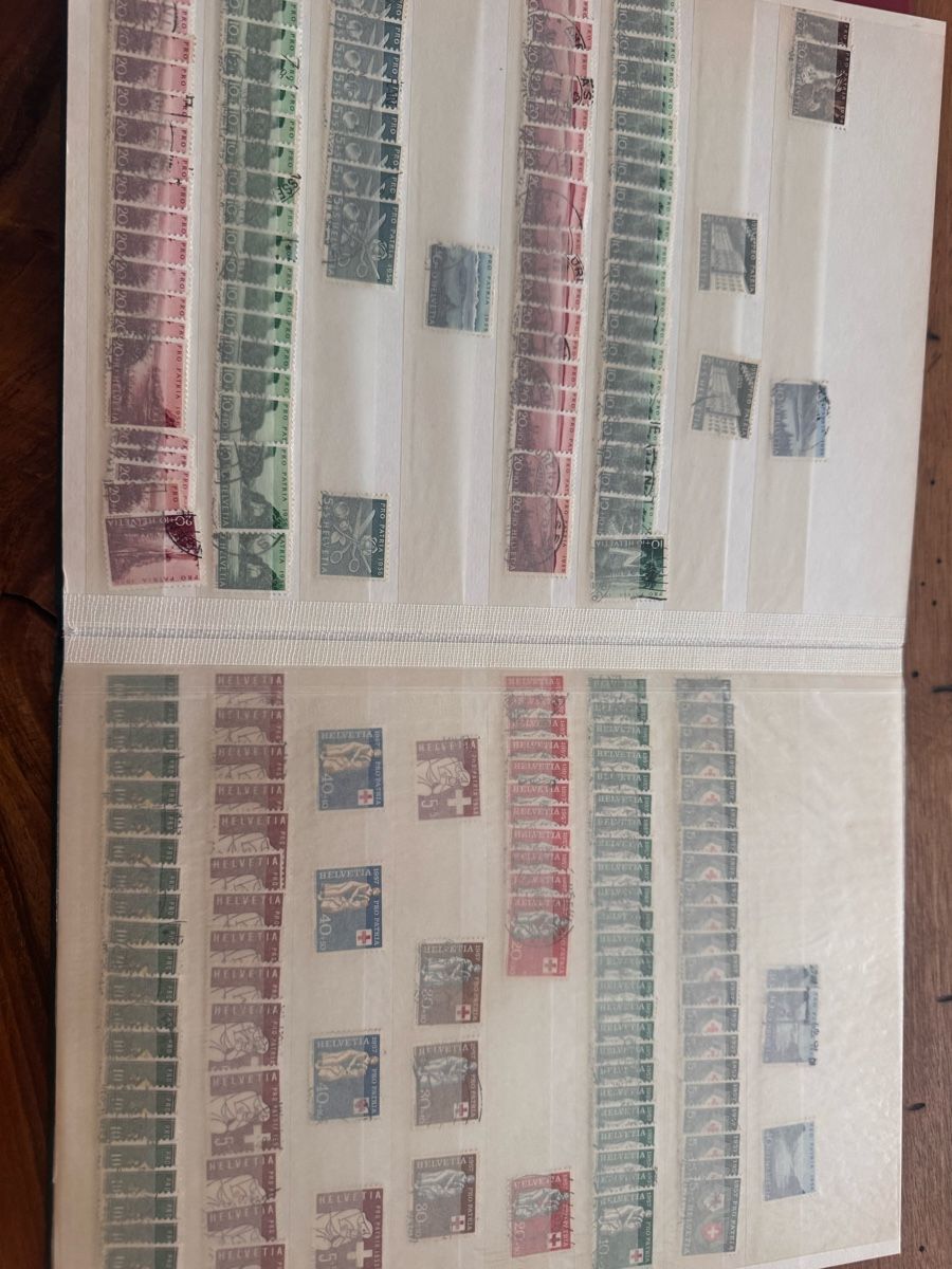 Tous les timbres: Briefmarken Sammlung Schweiz – D'occasion à Solothurn par Alex702 5