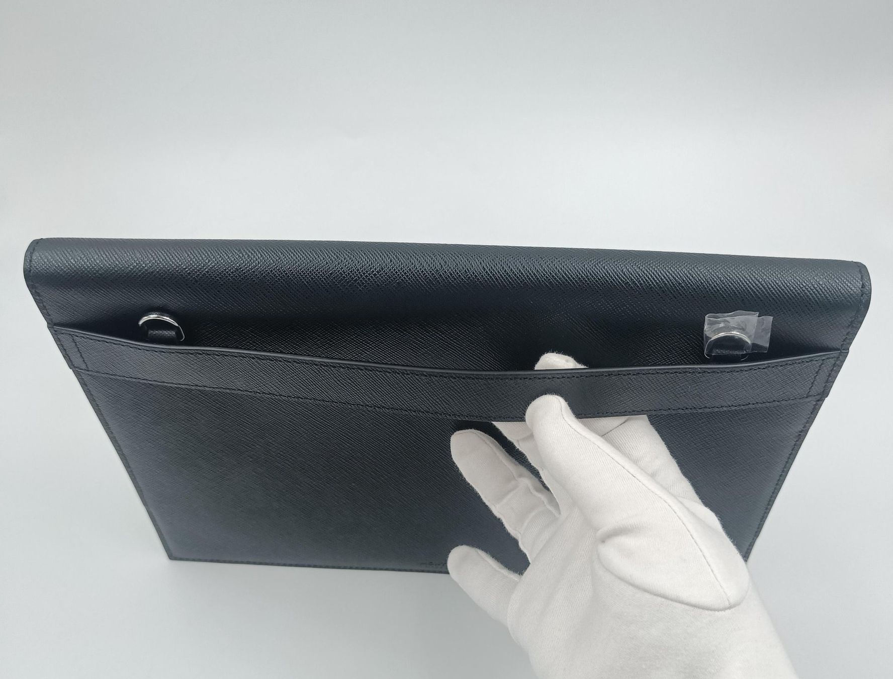 Montblanc Borse: MONTBLANC ENVELOPE TASCHE "SARTORIAL" SCHWARZES LEDER – Nuovo (secondo la descrizione) da Luzern venduto da EdiGem 7