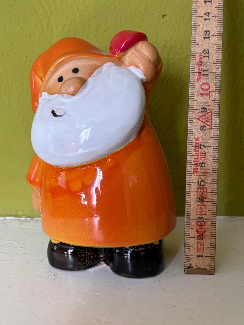 Statuette: Keramik Zwerg orange, Neu – Nuovo e nell'imballaggio originale da Zäziwil venduto da meri79. 4