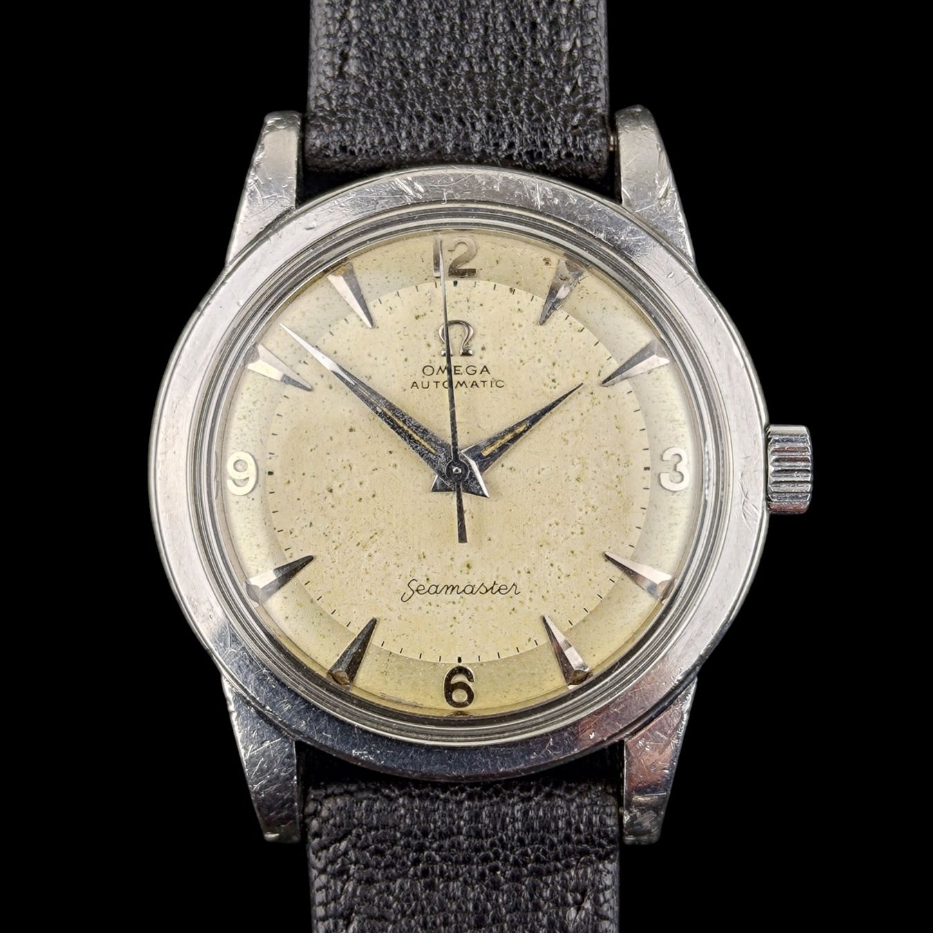 Omega Orologi: Omega Seamaster Automatic Bumper 2577-8 de 1951 Révisée – Usato da Ollon VS venduto da Astiegan