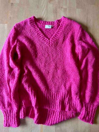 KAFFE Damen Pullover Pink V-Ausschnitt gebrauchter Zustand