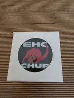 Eishockey Puck EHC Chur Burger King Logo schwarz neu
